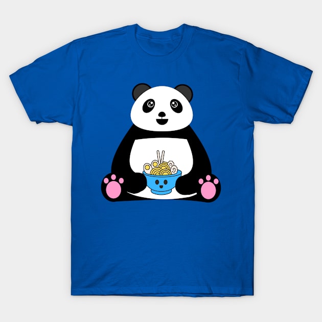 Ramen Panda T-Shirt by CuteAndFun